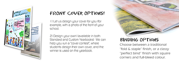 binding options Maple Ridge Coquitlam Langley Burnaby Richmond Port Moody Yearbooks
