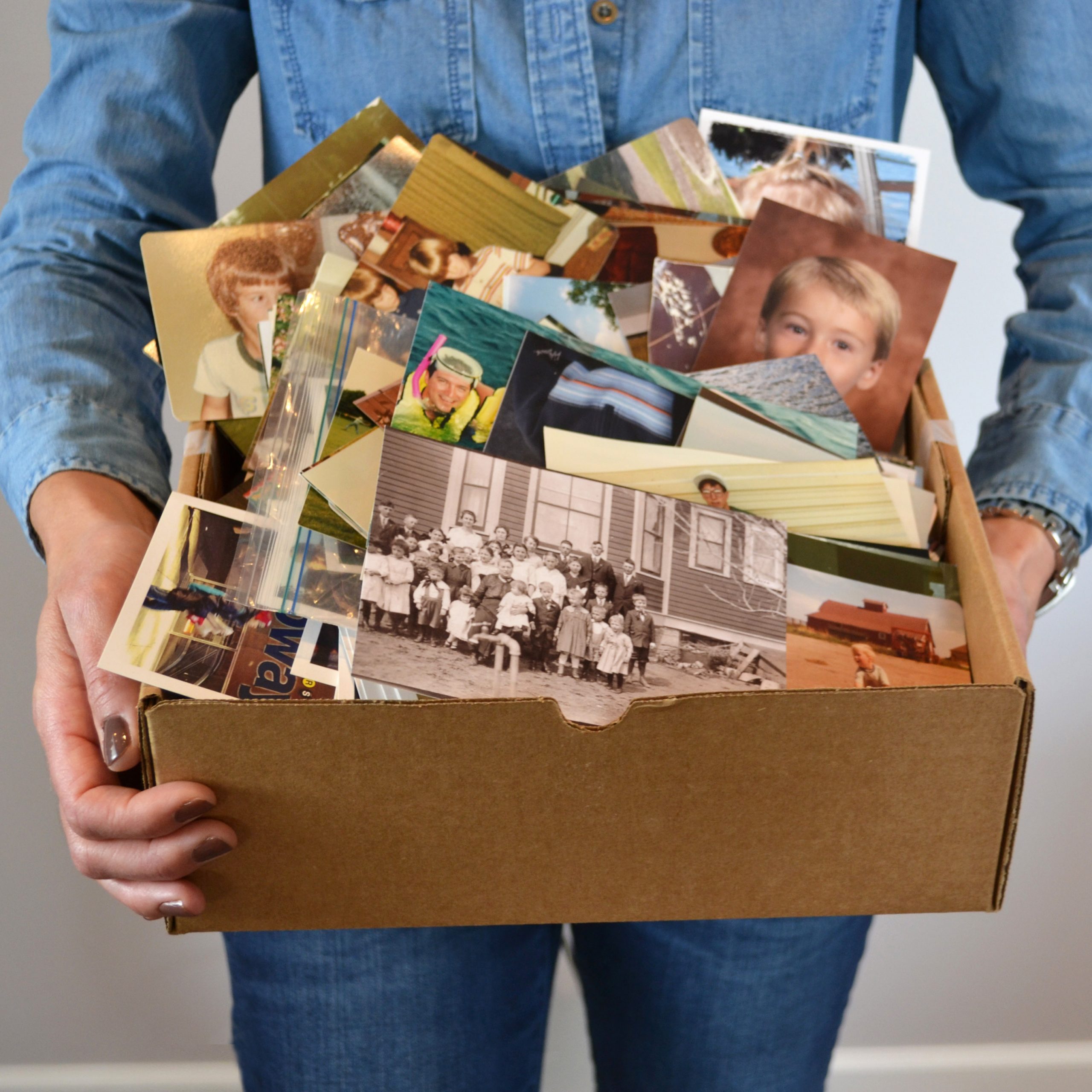 Box of Photos to Scan Box of Photos to Scan