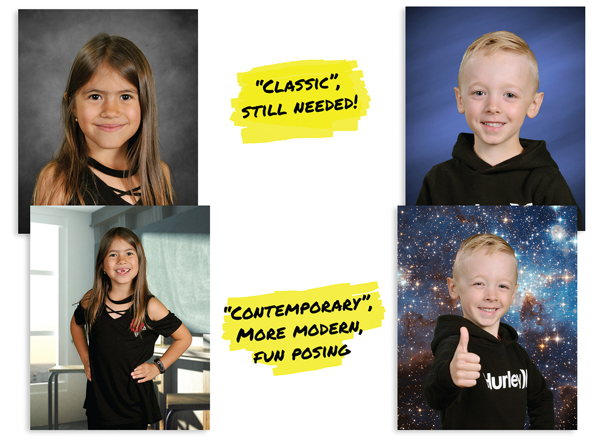 classic-contemporary Cool poses school portraits vancouver