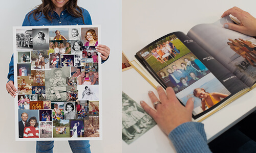 create keepsakes Create photobooks and poster