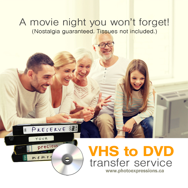 VHS to DVD transfer service